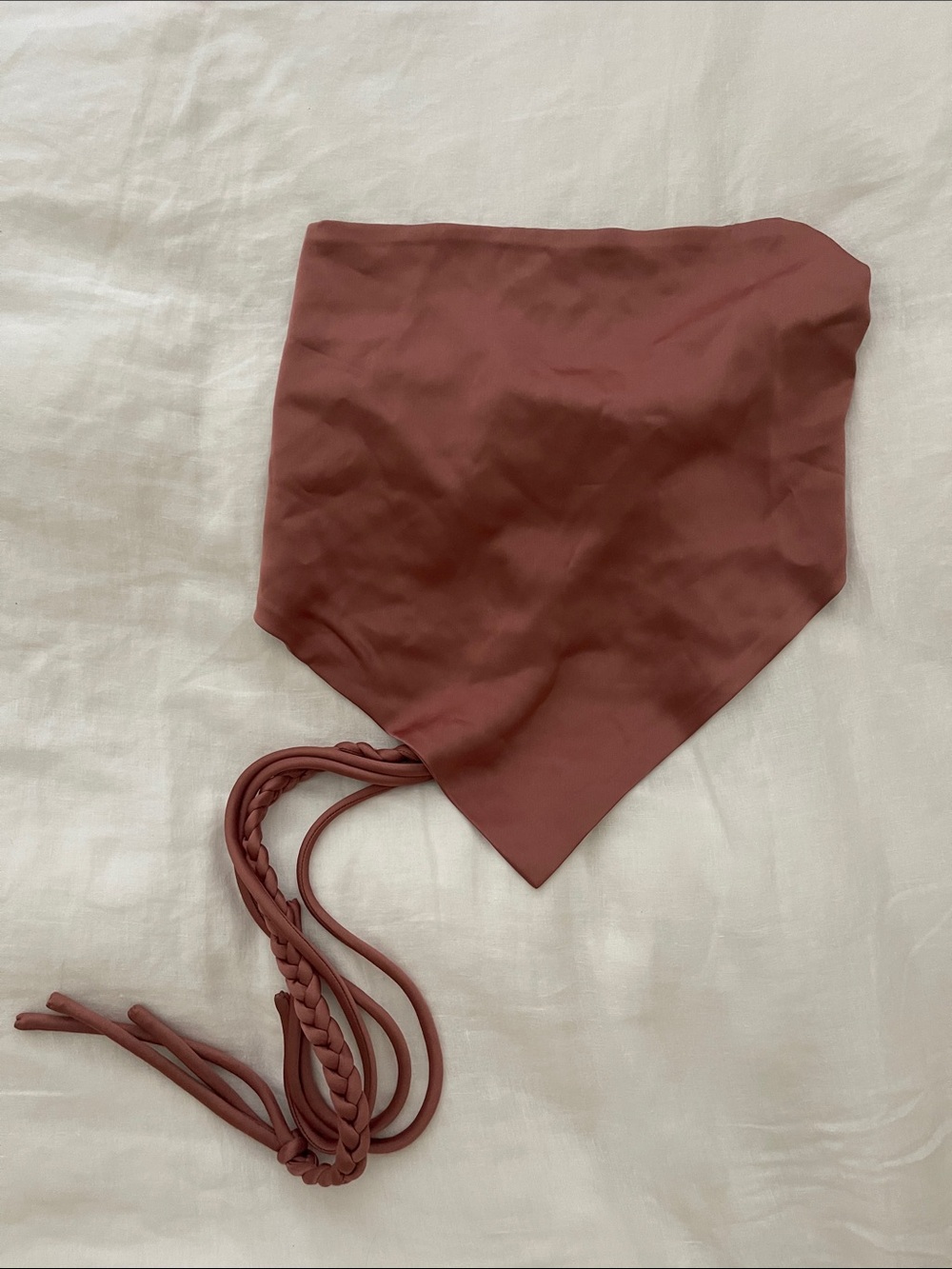 Nanushka Scarf Top with Braided Ties